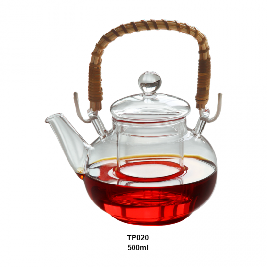 GLASS TEA POT